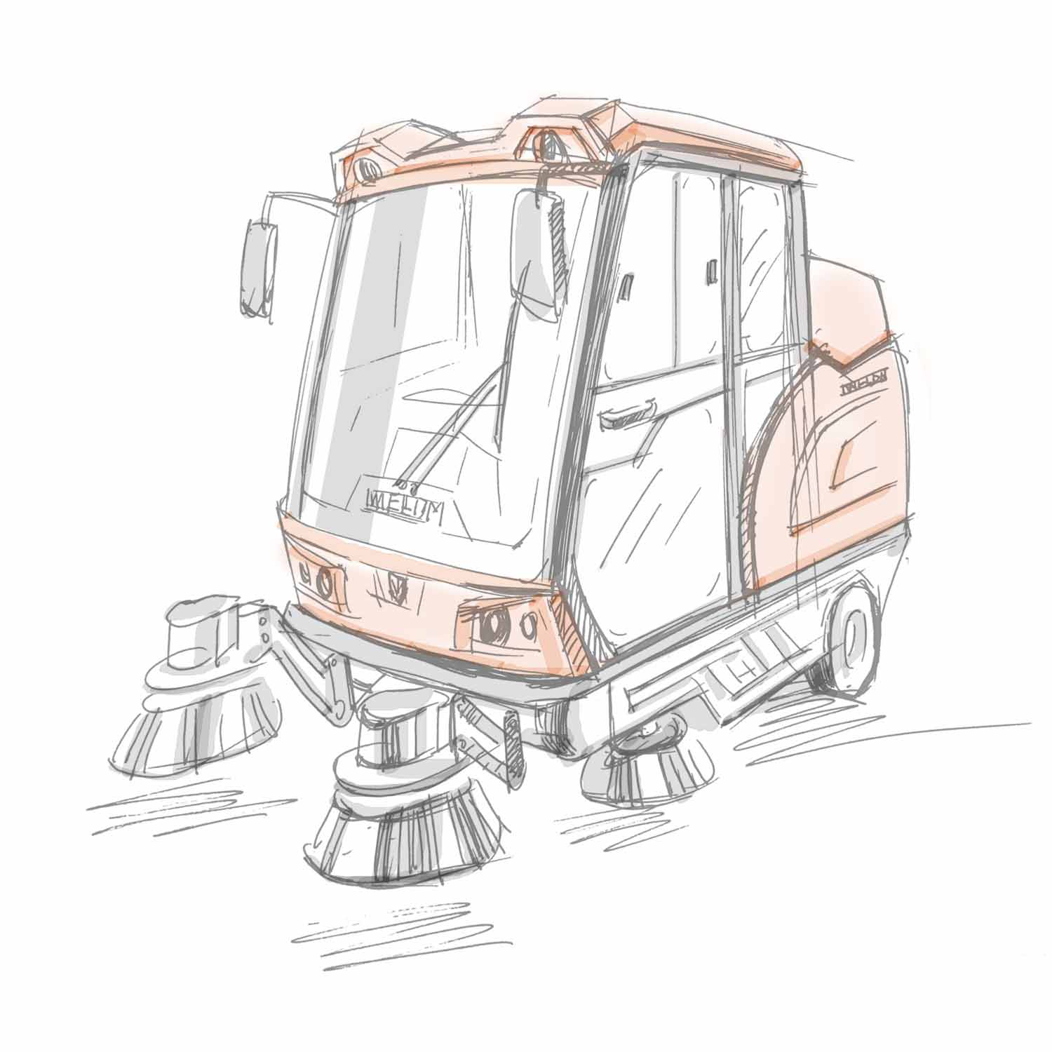 floor sweeping machine